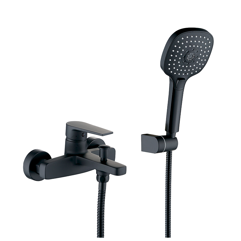 matt black basin tap