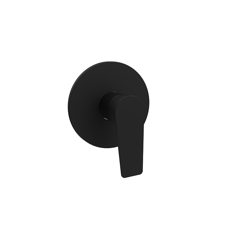 black basin faucet