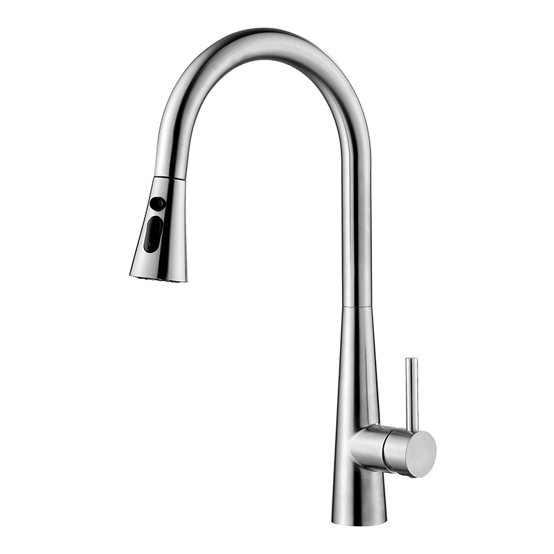 Kitchen Faucet Stainless Steel Pull-Down For Kitchen Sink