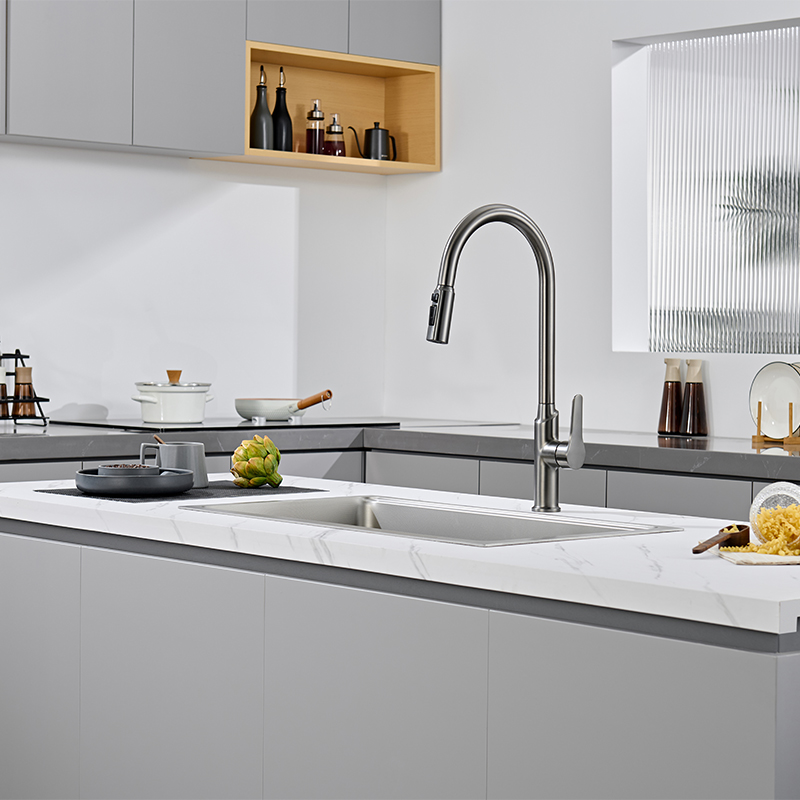 Pull Out Sink Mixer Stainless Steel 304