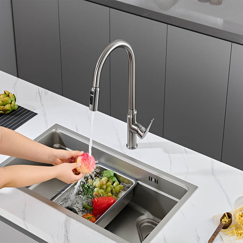 Pull Out Sink Mixer Stainless Steel 304