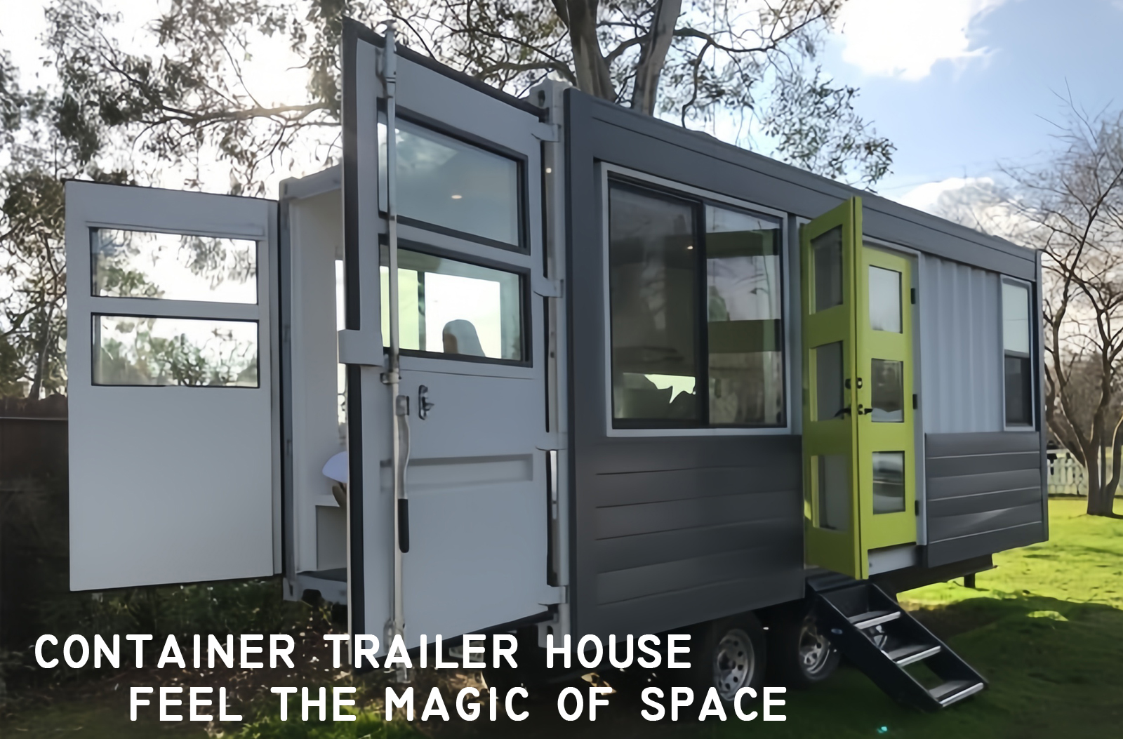 Movable container house