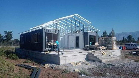 prefabricated light steel frame house