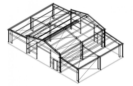 metal steel structure workshop