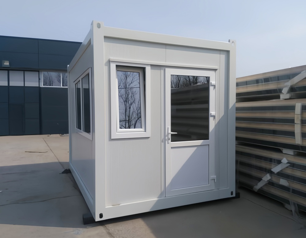 Prefabricated and portable flat pack containers