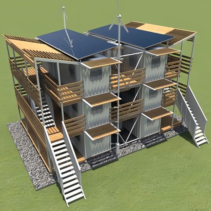 Smart mobile solar container house