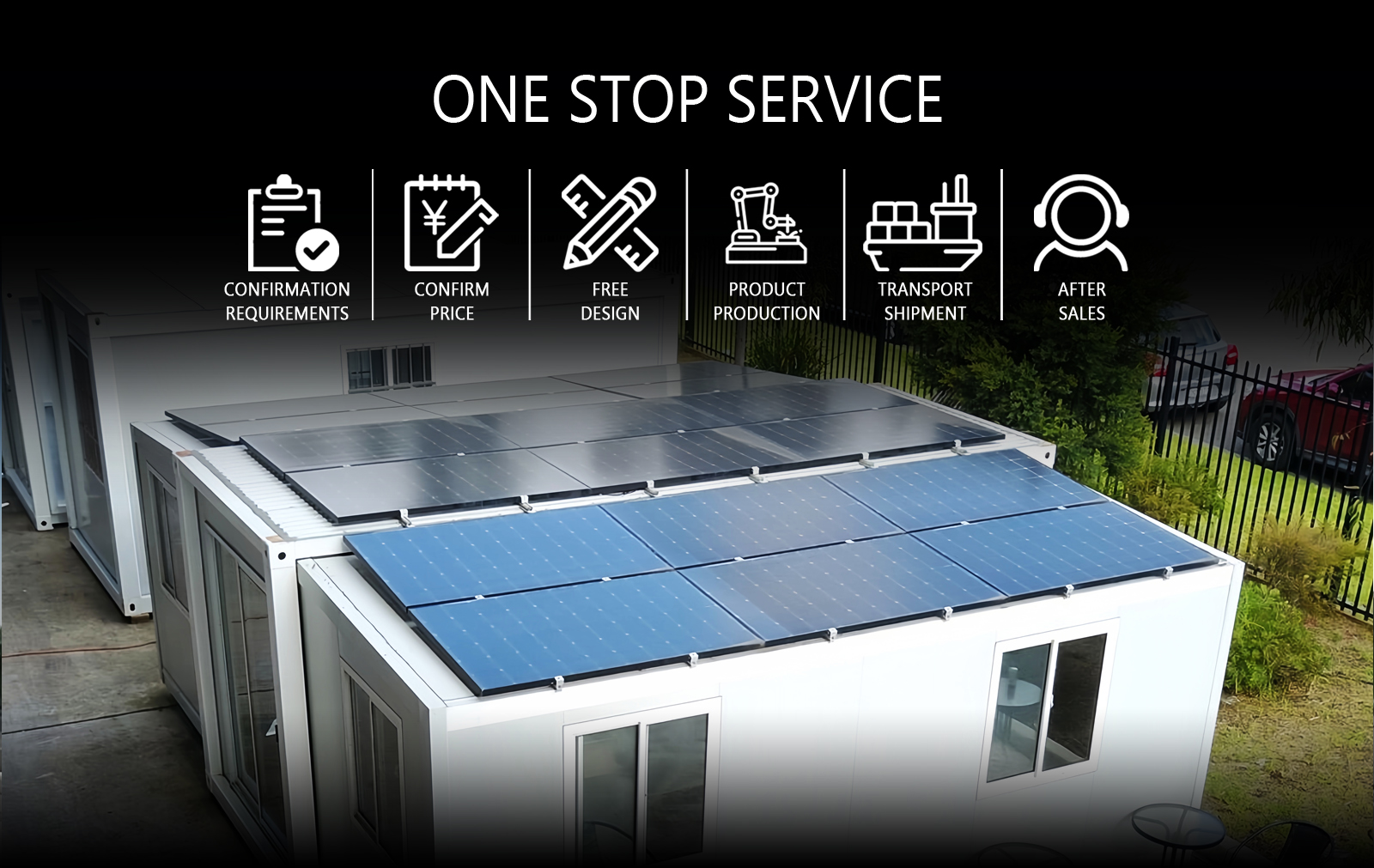 Mobile solar photovoltaic room