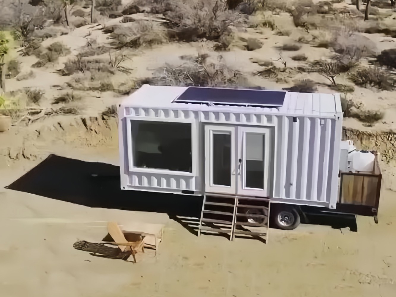 modern solar roof mobile home