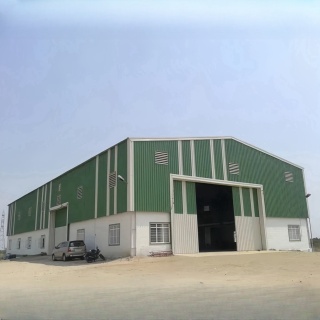 Prefab steel frame warehouse