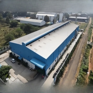 Prefab steel frame warehouse