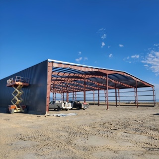 Prefab steel frame warehouse