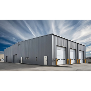 Large metal garage