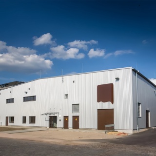 Steel indoor basketball court