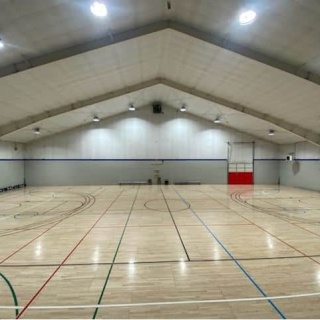 Steel indoor basketball court