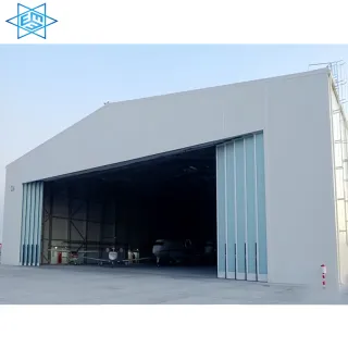 Hangar d'avion préfabriqué en métal