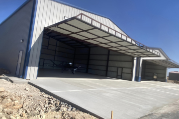 Sono stati compiuti notevoli progressi nella costruzione del più grande hangar in acciaio del mondo