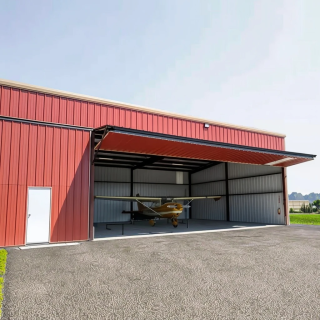 Steel Airplane Hangar Building