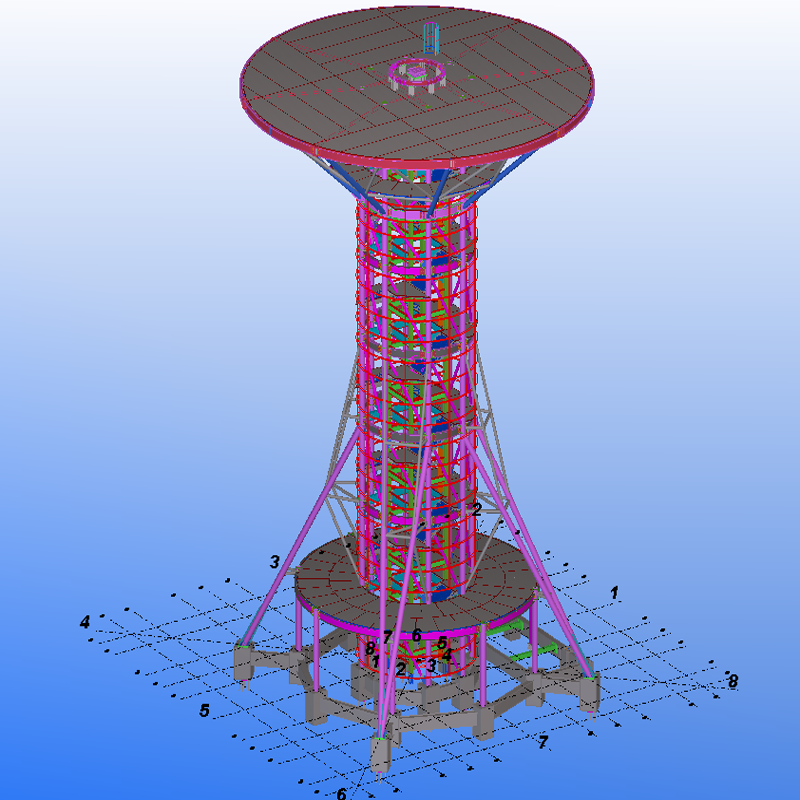Deepening design of steel structures