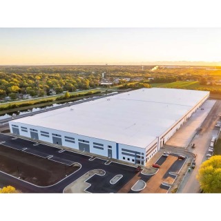 Industrial steel storage building