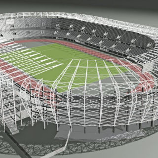 Prefabricated Metal Steel Structure Stadium