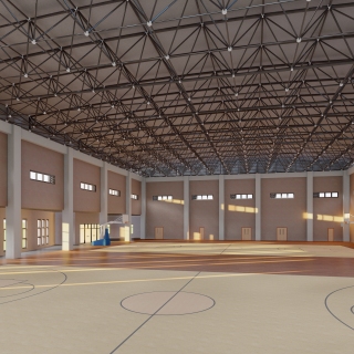 Prefabricated Metal Steel Structure Stadium