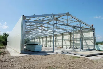 Tecnología de instalación de marcos de red con estructura de acero