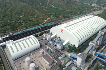 Ricerca sullo schema della struttura in acciaio per un deposito di carbone secco di grandi dimensioni