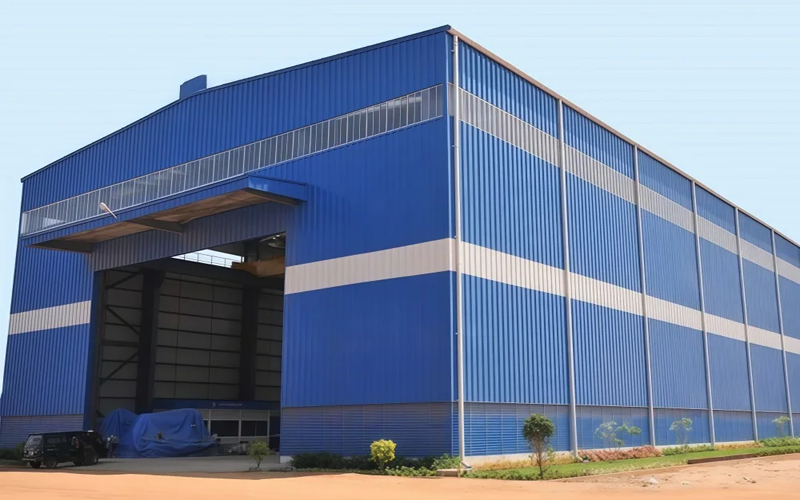 Metal steel warehouses