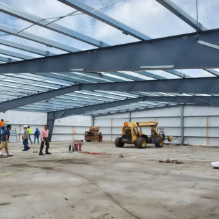 Metal steel warehouses