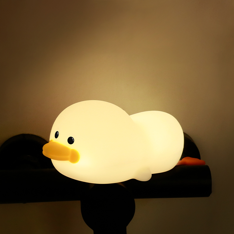 Soft Silicone Duck Night Light