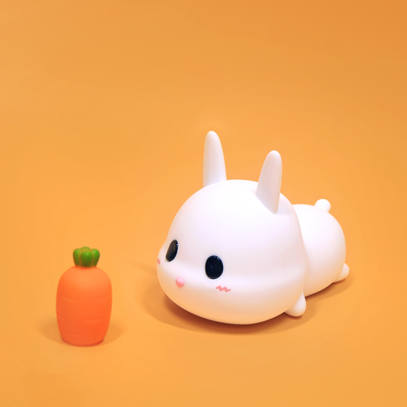 Color Changing Silicone Rabbit Night Light