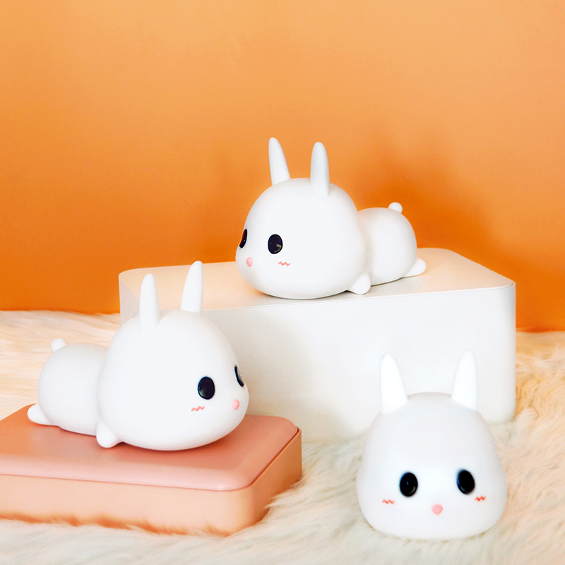 Color Changing Silicone Rabbit Night Light