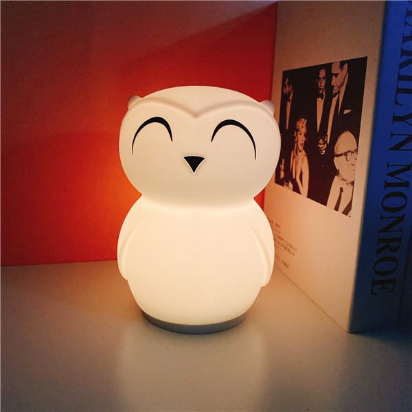 Fashion Design Silicone Owl Night Light