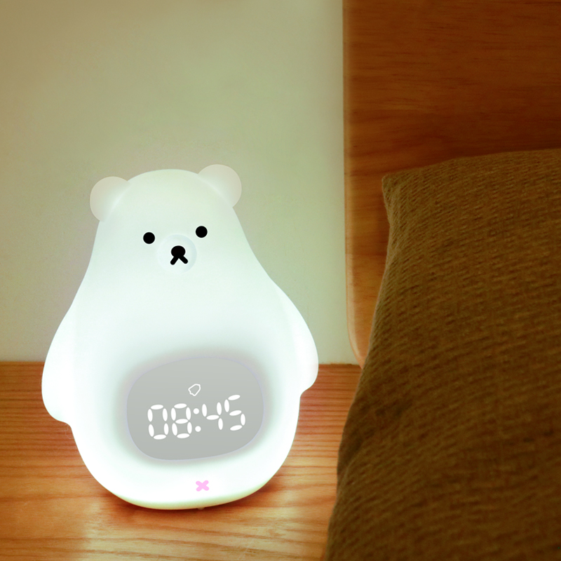 Creative Silicone Bear Alarm Clock