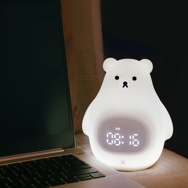Creative Silicone Bear Alarm Clock