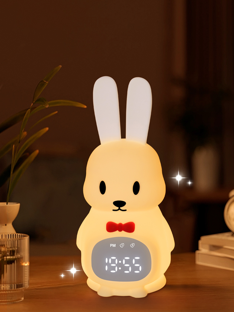 Cartoon Rabbit Digital Alarm Clock