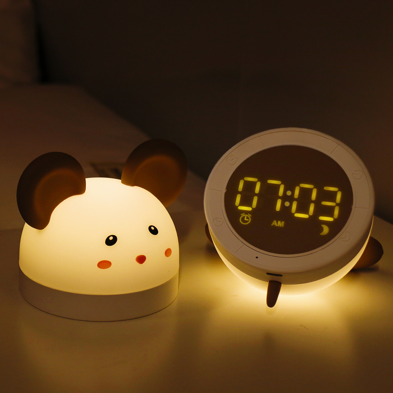 Cartoon Mouse Kids Alarm Clock
