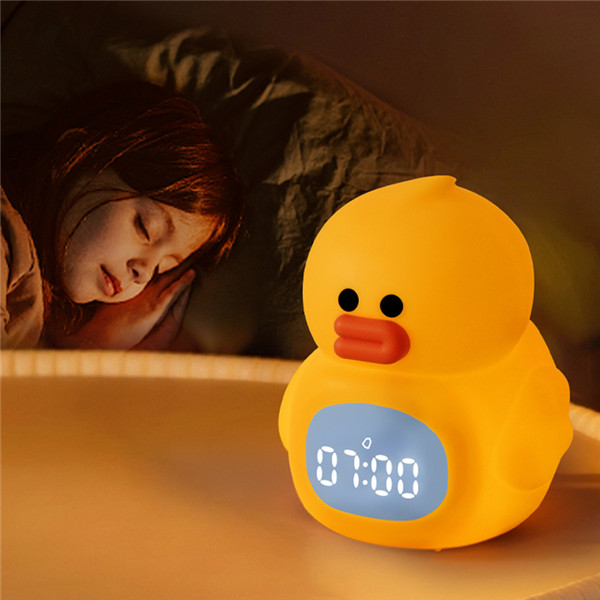 Yellow Duck Kids Alarm Clock