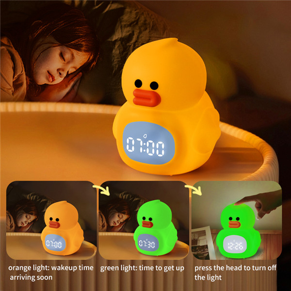 Yellow Duck Kids Alarm Clock