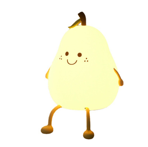 Silicone Pear Night Light