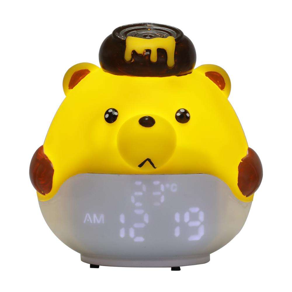 animal-shaped Sensor Temperature silicone alarm clock
