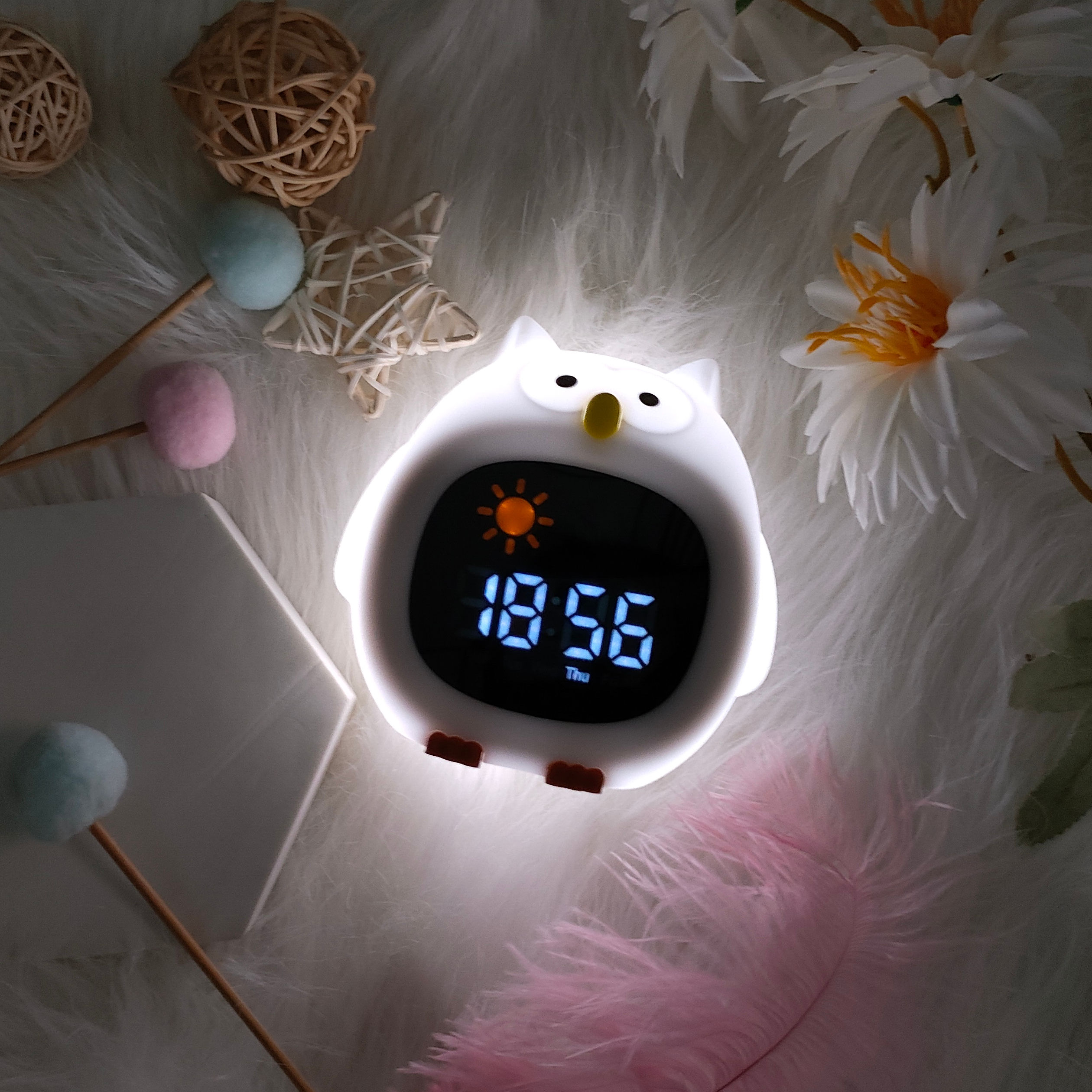 Noise Machine sleep Trainer night Light night Lamp clock soother Sound Machine
