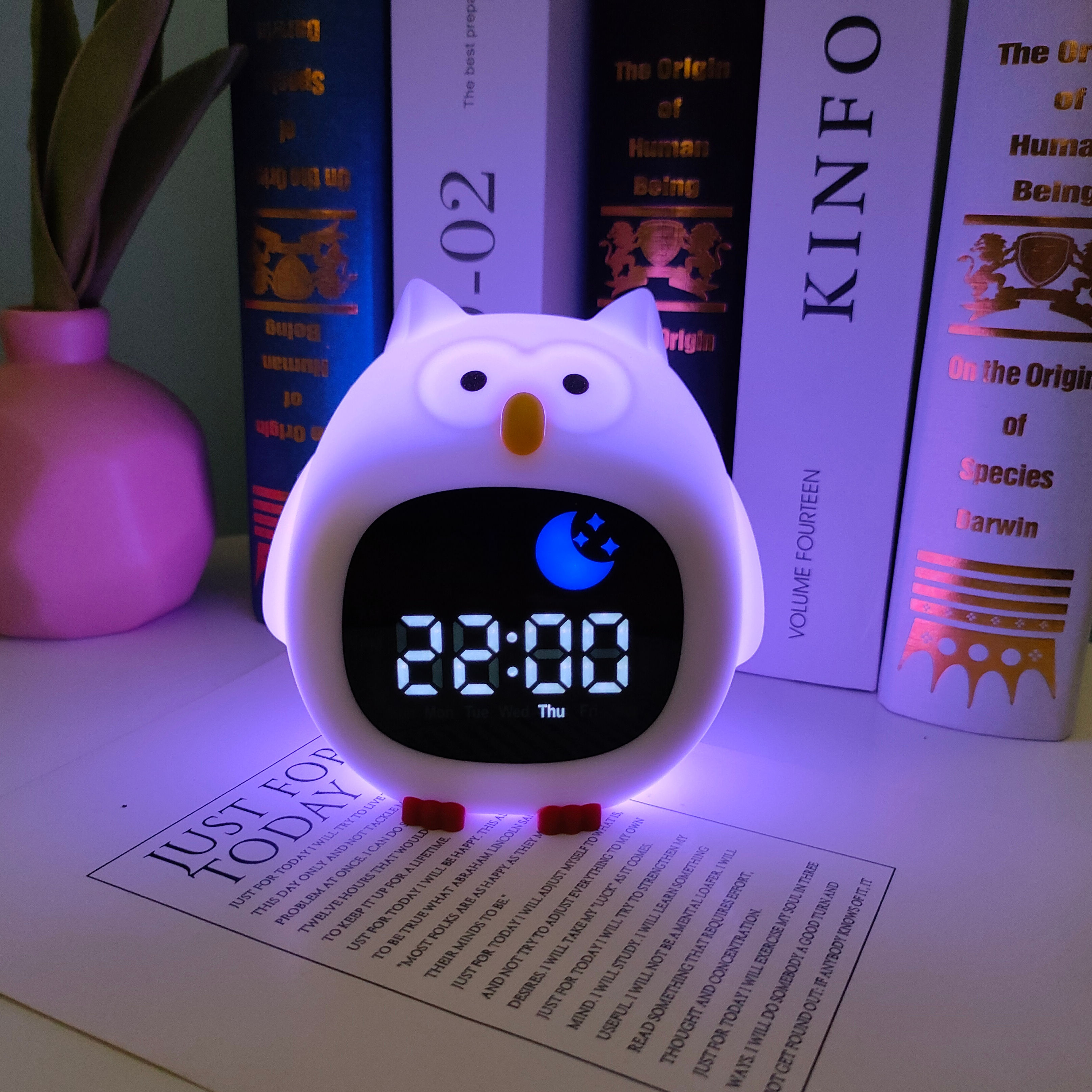 Noise Machine sleep Trainer night Light night Lamp clock soother Sound Machine