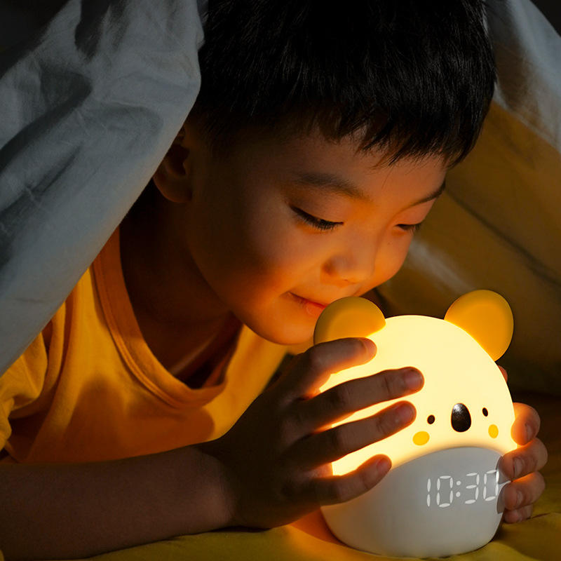 Childrens Night Lights alarm Sleep Lamp Clock