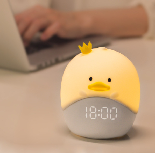 Childrens Night Lights alarm Sleep Lamp Clock