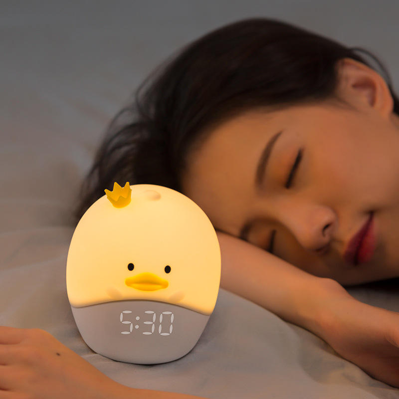 Childrens Night Lights alarm Sleep Lamp Clock