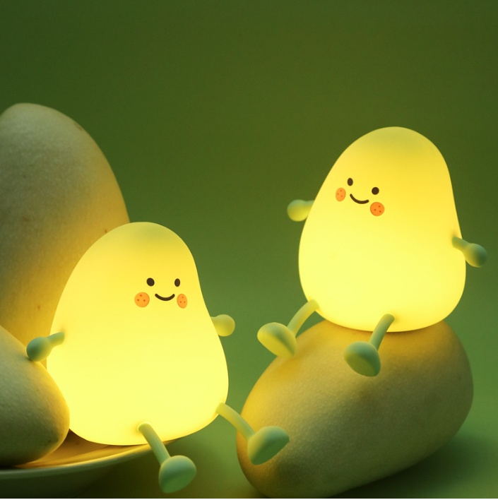 Dimming Silicone Mango Night Light