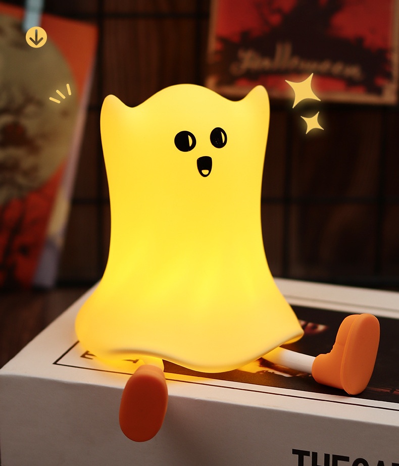 Silicone Ghost Night Light Gift for Halloween