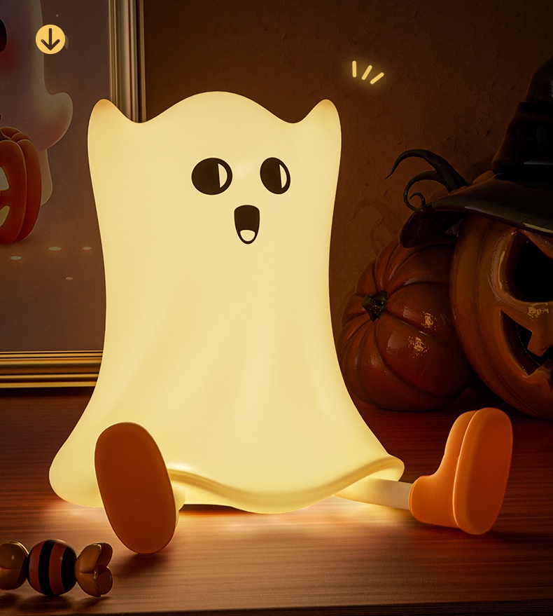 Silicone Ghost Night Light Gift for Halloween