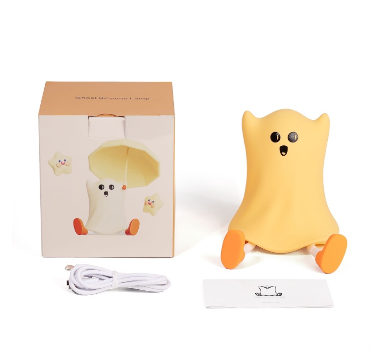 Silicone Ghost Night Light Gift for Halloween